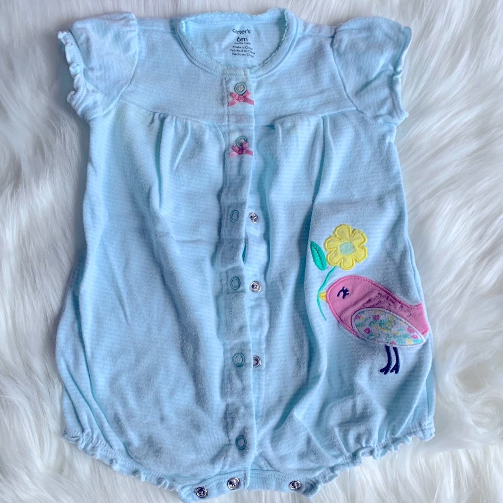 🫐Baby Blue Romper